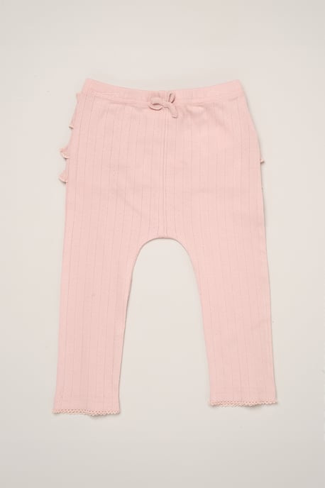 4-Piece Bow Print Baby Outfit Set - Image 3