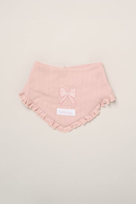4-Piece Bow Print Baby Outfit Set - Image 6