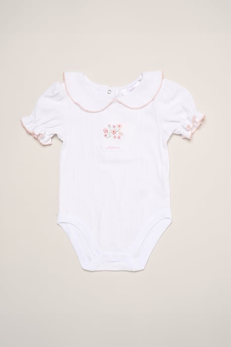 4-Piece Teddy Print Baby Outfit Set - Image 2