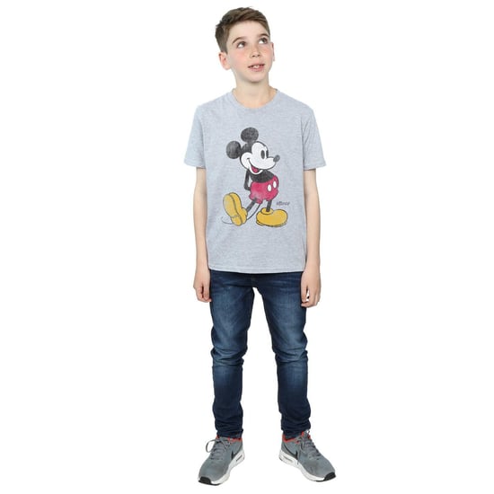 Disney Jongens Mickey Mouse Klassiek Kick T-shirt (Sportgrijs) - Image 4