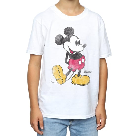 Disney Jongens Mickey Mouse Klassiek Kick T-shirt (Wit) - Image 3