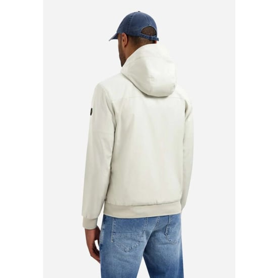 No Excess Jacket short fit hooded stone - Image 2