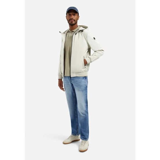 No Excess Jacket short fit hooded stone - Image 3