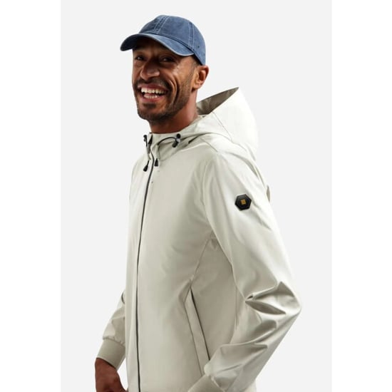 No Excess Jacket short fit hooded stone - Image 6