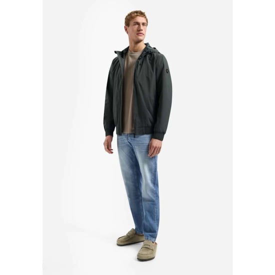 No Excess Jacket short fit hooded dark steel - Image 5