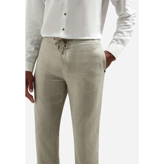 No Excess Pants with linen yarn dyed taupe - Image 6