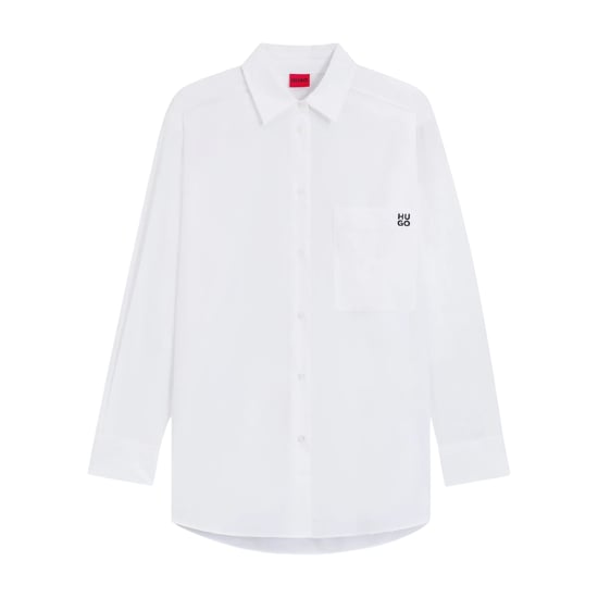Hugo Dames Oversized Blouse (Wit) - Image 1