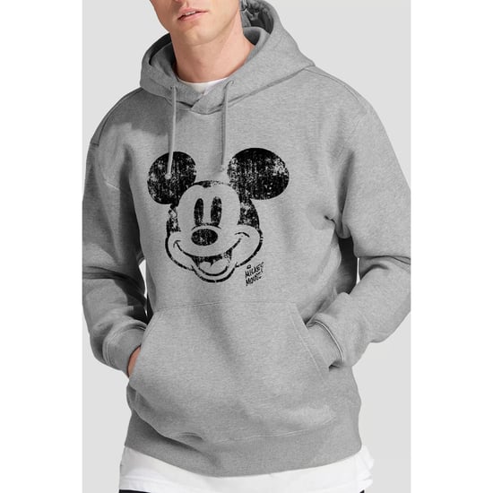 Disney Heren Mickey Mouse Gezicht Distress Hoodie (Sport Heide) - Image 4