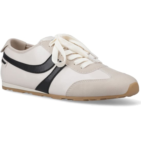 Rocket Dog Destin PU Combo Polyurethaan Dames Sneakers Off White/Zwart - Image 1