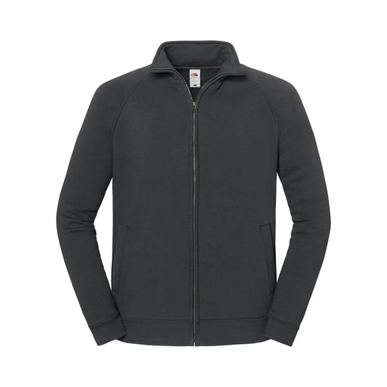 Fruit of the Loom Unisex Adult Sweat Jacket (Light Graphite) - Image 1