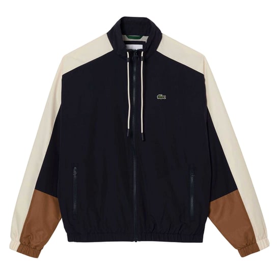 Lacoste Heren Blok Volledige Rits Jacket (Blauw) - Image 1