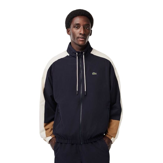 Lacoste Heren Blok Volledige Rits Jacket (Blauw) - Image 5
