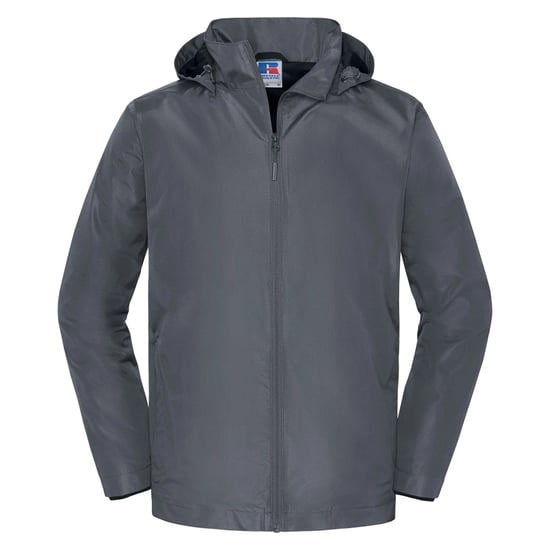 Russell Mens Essential All Weather Shell Jacket (Iron) - Image 1