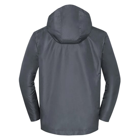 Russell Mens Essential All Weather Shell Jacket (Iron) - Image 2