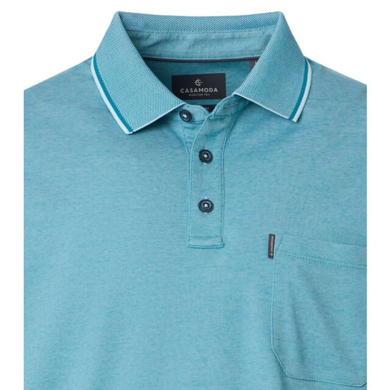 Casamoda Heren polo 993106500 397 maui blue - Image 5