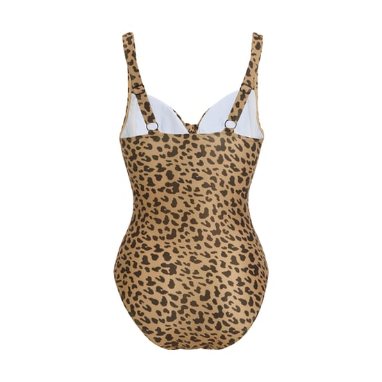Regatta Sakari Leopard Tummy Control Baddräkt i ett stycke, dam/dam (Leopard) - Image 2