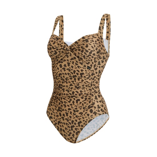 Regatta Sakari Leopard Tummy Control Baddräkt i ett stycke, dam/dam (Leopard) - Image 3