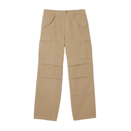 Lacoste Dames Rechthoekige Cargo Broek (Beige) - Image 1