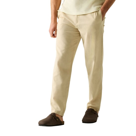 Regatta Mens Hadlin Trousers (White Pepper) - Image 3