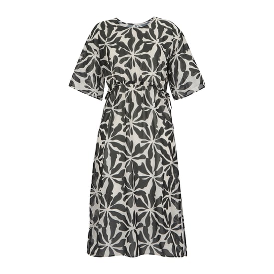 Regatta Dames/Dames Avorno Abstract Bloemen Kaftan (Zwart, Wit) - Image 1