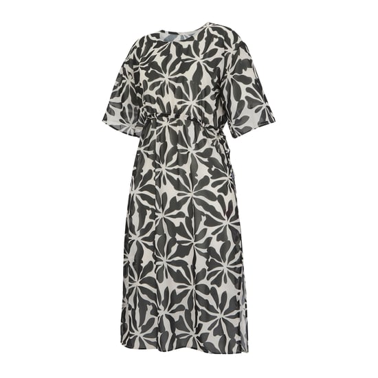Regatta Dames/Dames Avorno Abstract Bloemen Kaftan (Zwart, Wit) - Image 3