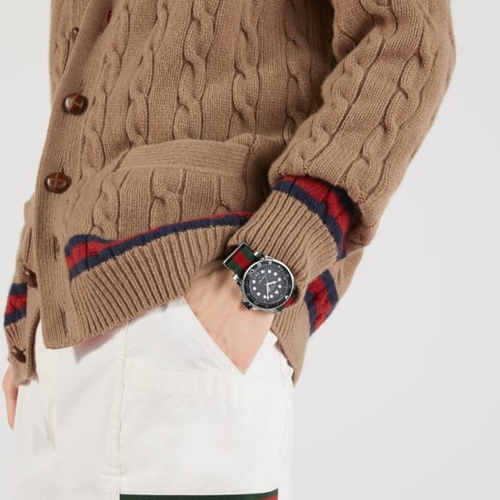 Gucci YA136209 herenhorloge met zwarte wijzerplaat en nylon band - Image 3