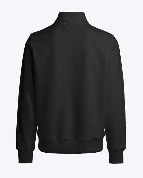 Broad Peak 1/4 Zip Sweatshirt in Black - Image 2