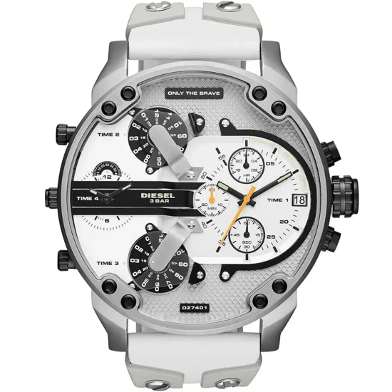 Diesel DZ7401 Mr. Daddy 2.0 57mm Men's Watch White - Image 3