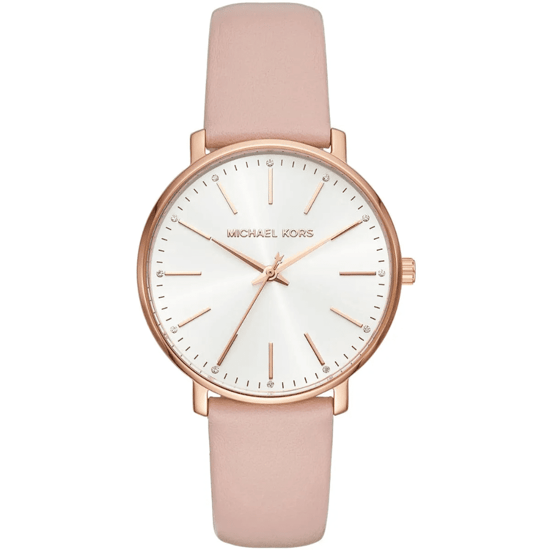 Michael Kors MK2741 Pyper 38 mm Rose Gold White Dial Ladies Watch - Image 1
