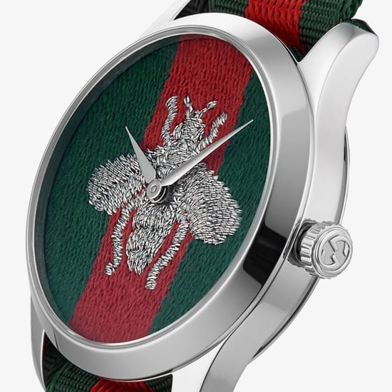 Gucci G-Timeless Bee herenhorloge met stoffen band - YA1264148 - Image 4