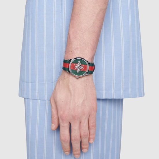 Gucci G-Timeless Bee herenhorloge met stoffen band - YA1264148 - Image 5
