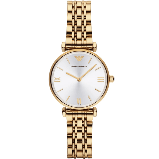 Emporio Armani AR1877 Gianni T-Bar 32mm Gouden Dameshorloge - Image 1