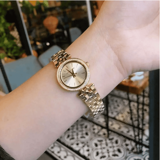 Michael Kors MK3295 Mini Darci Gouden Dameshorloge - Image 5