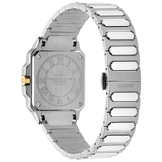 Gucci YA166506 G-Flat Zilveren Wijzerplaat Unisex Horloge - Image 2