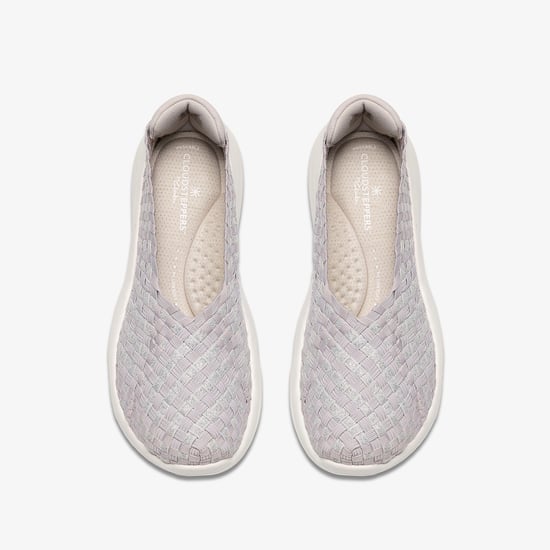 Solevana Weave Pale Grey Shoes - Image 6