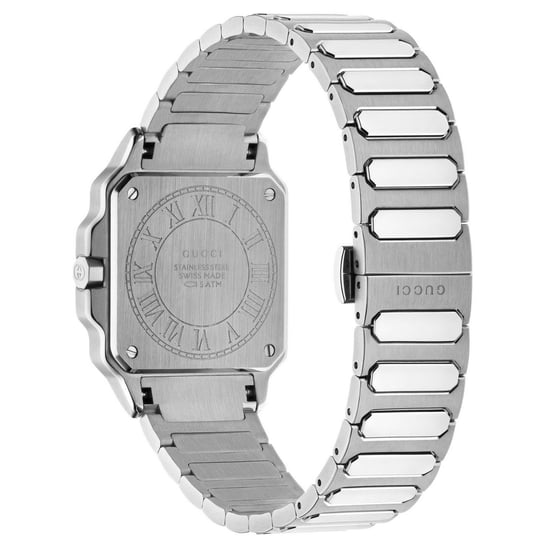 Gucci YA166504 G-Flat Silver Ur med Silver urtavla för alla - Image 2