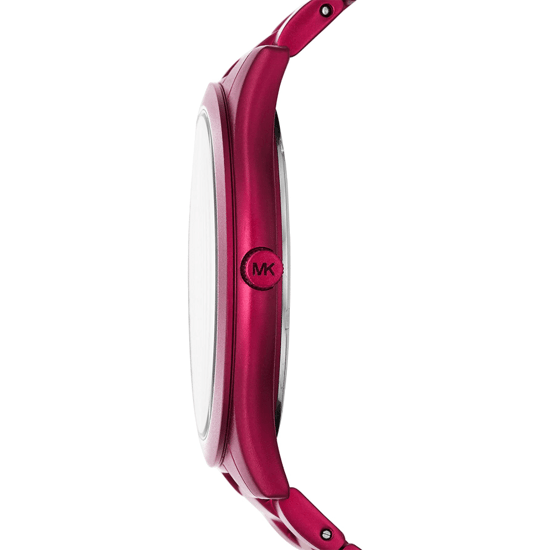 Michael Kors MK4505 Slim Runway Dameshorloge 42mm Roze RVS - Image 3