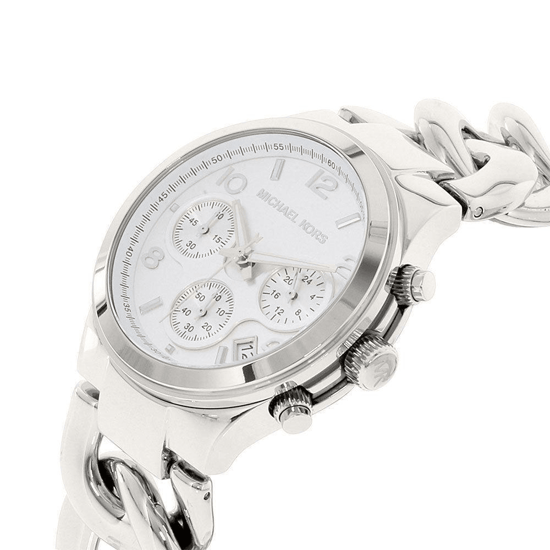 Michael Kors Runway Twist MK3149 Dames RVS Chronograaf Horloge 38 mm - Image 2