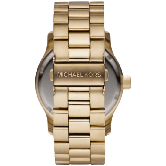 Michael Kors Runway XL MK5473 Damklocka i guld rostfritt stål 45 mm - Image 2