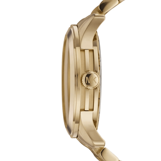 Michael Kors Runway XL MK5473 Damklocka i guld rostfritt stål 45 mm - Image 3