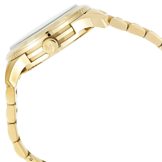 Michael Kors Runway XL MK5473 Damklocka i guld rostfritt stål 45 mm - Image 5