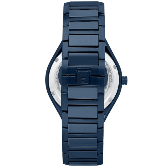 Maserati R8853141001 Blue Edition Heren 42mm Roestvrij Stalen Quartz Horloge - Image 2
