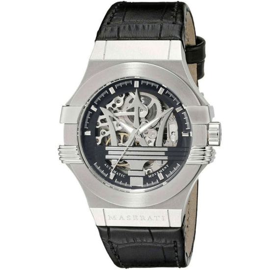 Maserati Potenza R8821108001 Automatische 42mm Zwart Skelet Wijzerplaat Herenhorloge - Image 3