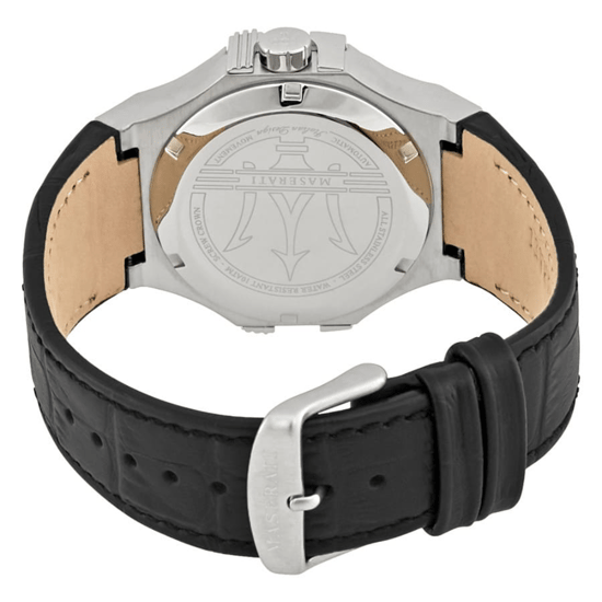 Maserati Potenza R8821108001 Automatische 42mm Zwart Skelet Wijzerplaat Herenhorloge - Image 4