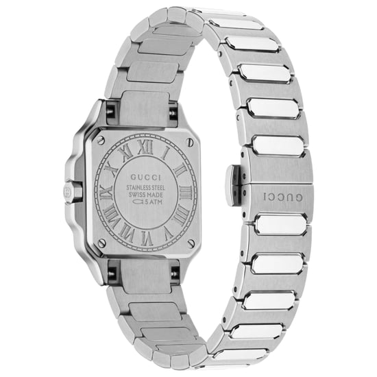 Gucci G-Flat YA166501 Damklocka med rosa urtavla i rostfritt stål 30mm - Image 2