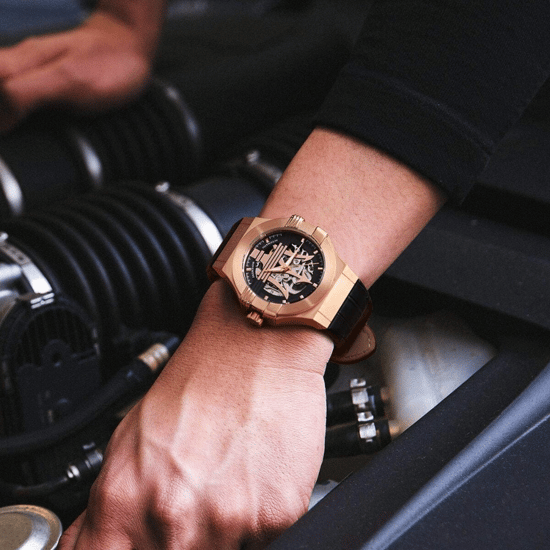 Maserati Potenza R8821108002 Automatic Skeleton 42 mm Men's Watch - Image 5