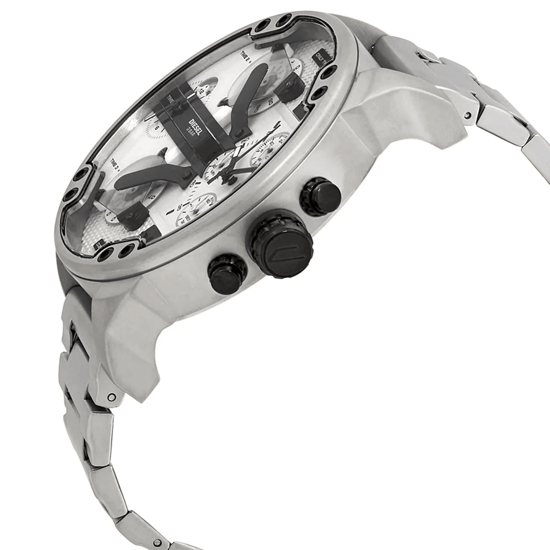 Diesel Mr. Daddy 2.0 DZ7421 Chronograaf Herenhorloge Zilveren RVS - Image 6