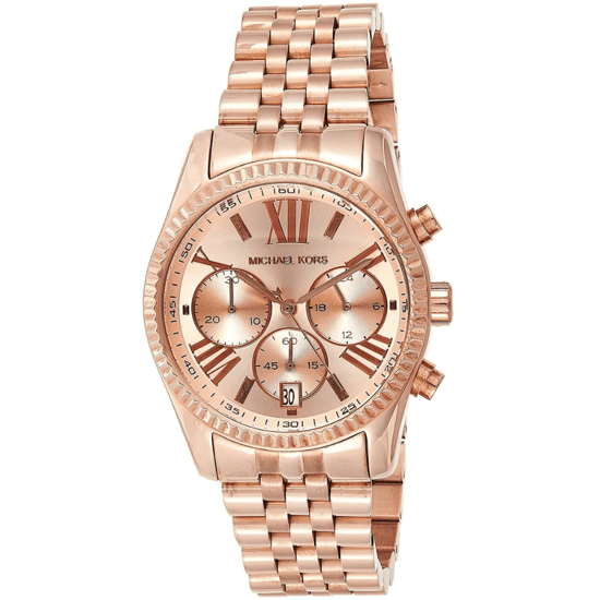 Michael Kors Lexington MK5569 Roségouden Chronograaf Dameshorloge - Image 3