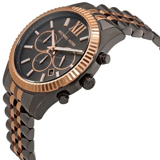 Michael Kors Lexington MK8561 Chronograaf Grijze Wijzerplaat 44mm Herenhorloge - Image 6