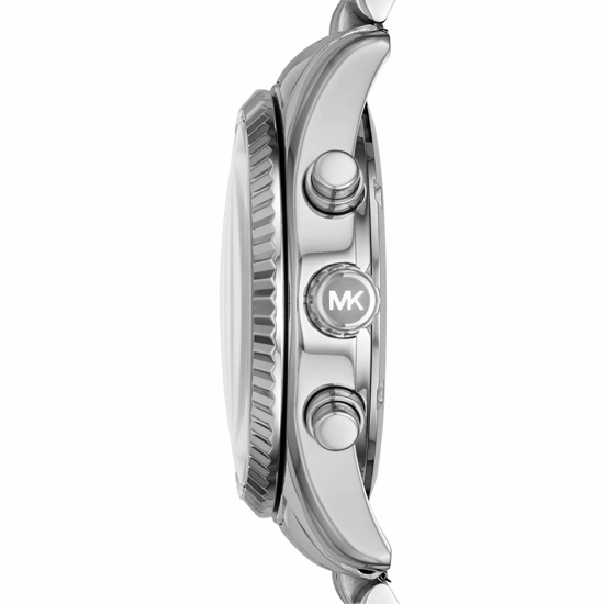 Michael Kors Lexington MK6222 Dames Chronograaf Horloge 38mm Zilver - Image 5